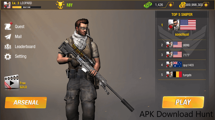 Bullet Strike: Sniper Games MOD APK