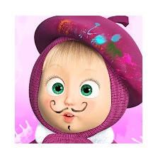 Download Masha and the Bear: Free Coloring Pages for Kids MOD APK
