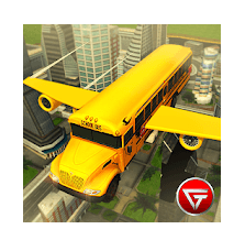 Download Flying School Bus MOD APK