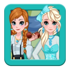 Download Dress up Elsa and Anna game MOD APK