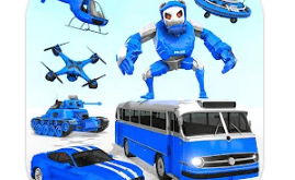 Panda Robot Car Robot Games MOD APK Download