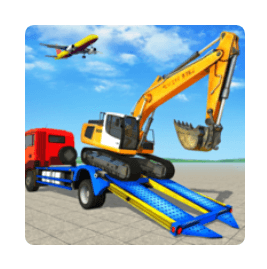 Download Big Machine Construction Transport Truck Games MOD APK