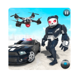 Download Police Panda Robot MOD APK