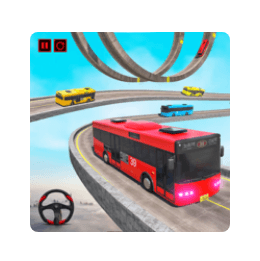 Download Crazy Bus Stunt Coach Bus Sim MOD APK