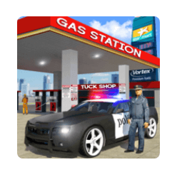 Download Police Car Wash Service Gas Station Parking Games MOD APK