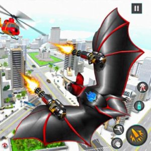 Download Flying Bat Car Robot Games iOS APK