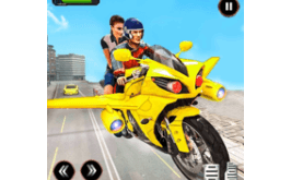 Download Flying Bike Taxi Rider MOD APK
