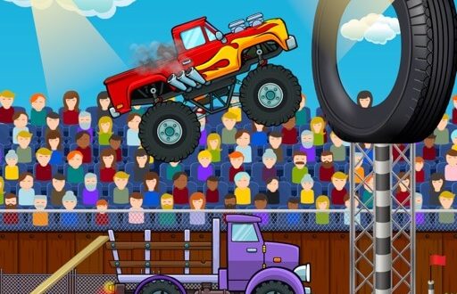 Download Monster Truck stunt and races for iOS APK