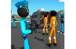 Download Police Plane Stickman Criminals Transporter Game MOD APK