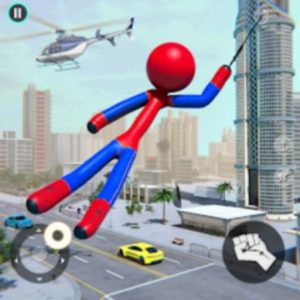Download Stickman Rope Hero Crime City for iOS APK