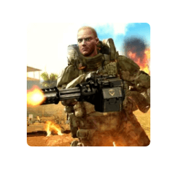 Latest Version Machine Gun Games War Action MOD APK