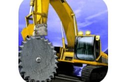 Latest Version Up Hill Crane Cutter Excavator MOD APK