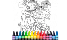 SuperHero Coloring Download For Android