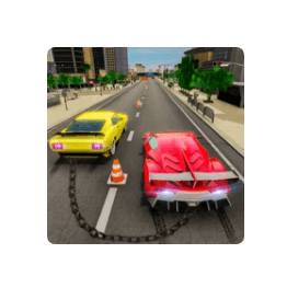 Latest Version Chained Car Jump Extreme Car Drag Racing Game MOD APK