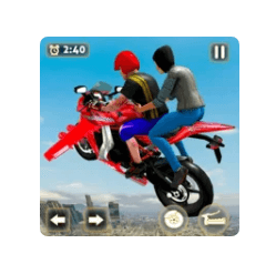 Latest Version Flying Motorbike Taxi Driving Simulator Game 2021 MOD APK