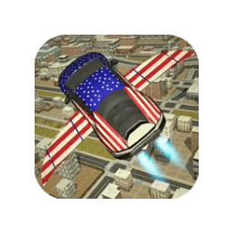 Latest Version Free Flying Racing Car Driving MOD APK