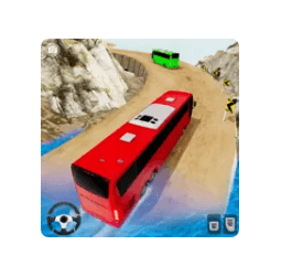 Latest Version Mountain Climb Bus Racing Game MOD + Hack APK Download