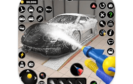 Car Wash Garage Car Games MOD + Hack APK