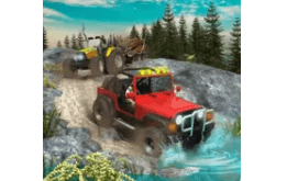 Offroad Long Trailer Truck Sim - Jeep Prado Games MOD + Hack APK Download