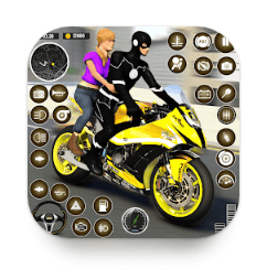 SuperHero Bike Taxi MOD + Hack APK Download
