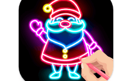 Download Draw Glow Christmas 2023 MOD APK