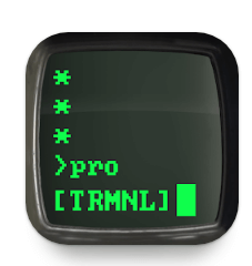 Download Terminal Pro - Green CRT Theme MOD APK